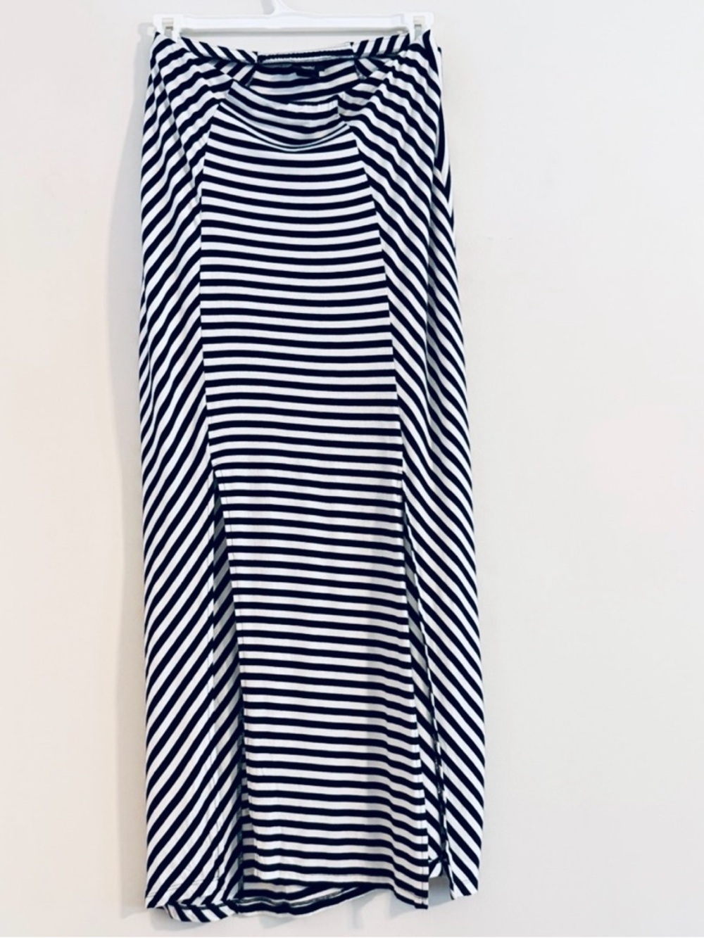 Mossimo Supply Co. Boho Chic Black and White Striped Maxi Skirt Size M